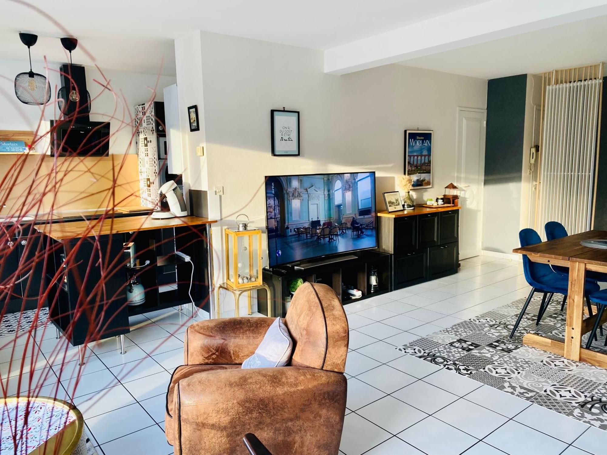 Apartamento Voiles Sur Morlaix: Vue Port, 4 Personnes, Parking Exterior foto